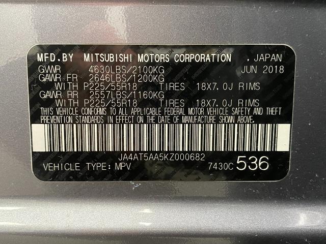 2019 Mitsubishi Eclipse Cross Vehicle Photo in Appleton, WI 54913