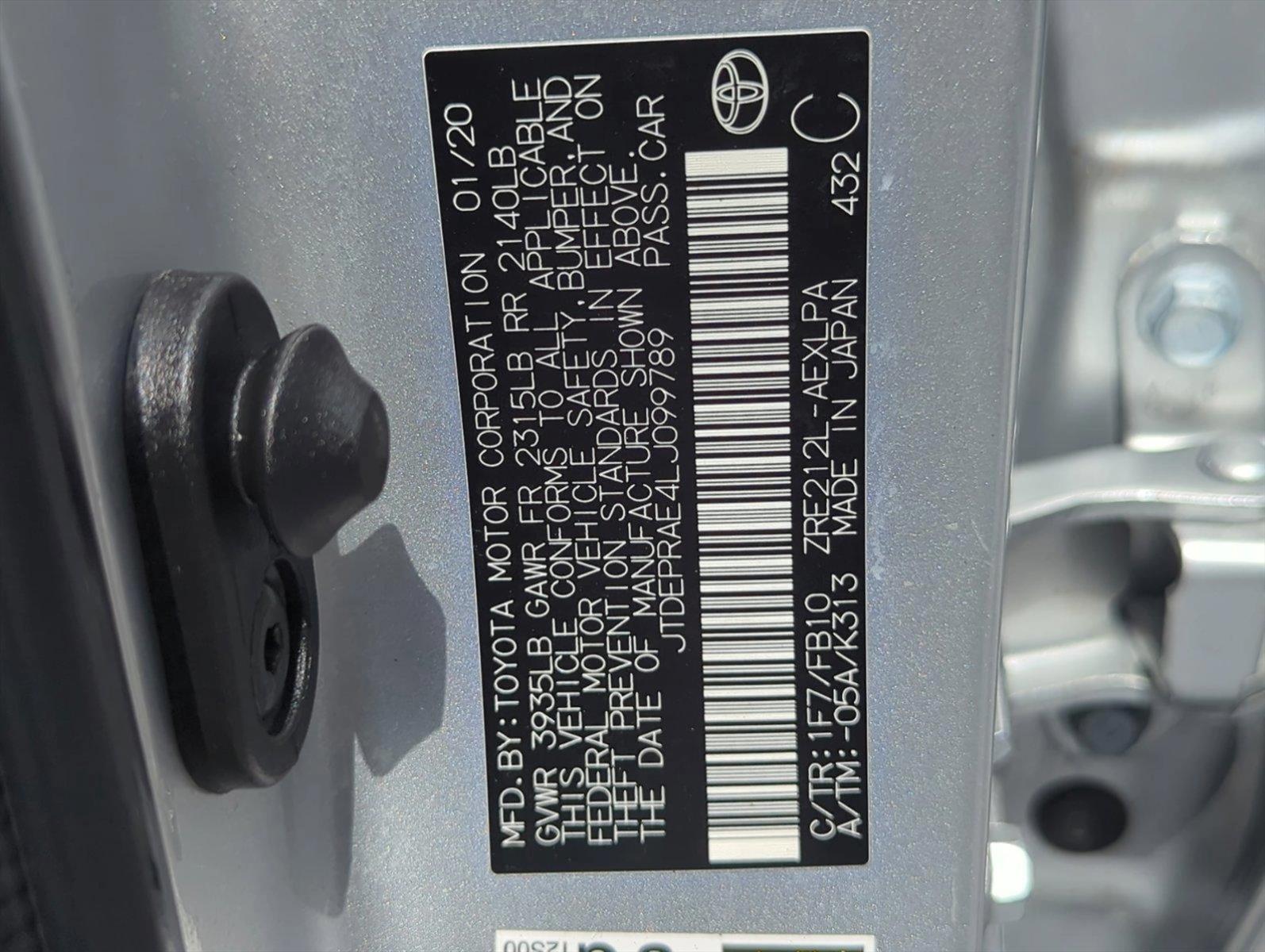 2020 Toyota Corolla Vehicle Photo in Ft. Myers, FL 33907