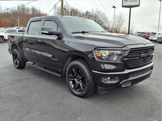 Used 2021 RAM Ram 1500 Pickup Big Horn/Lone Star with VIN 1C6SRFFT2MN535477 for sale in Waynesburg, PA