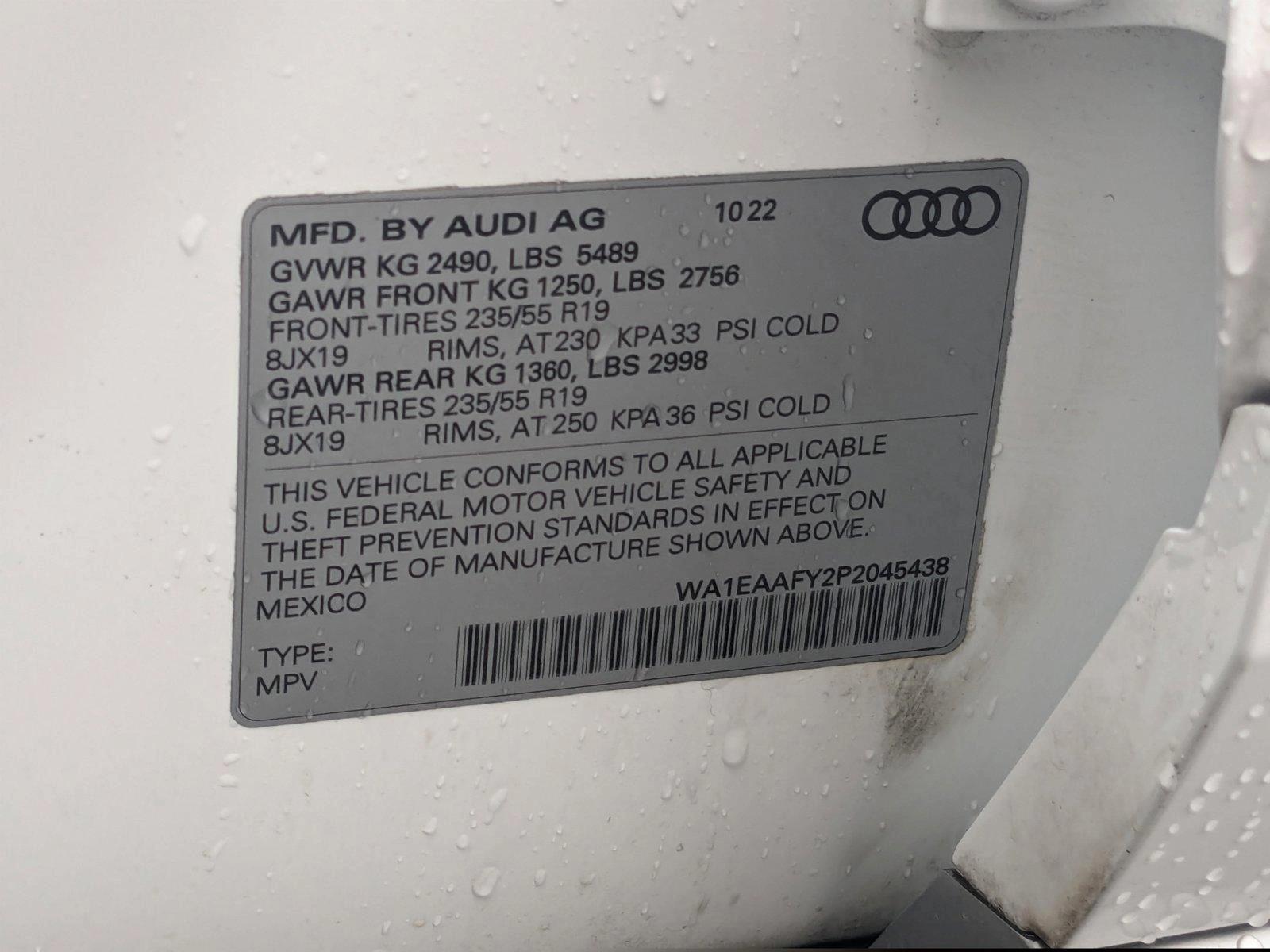 2023 Audi Q5 Vehicle Photo in Cockeysville, MD 21030