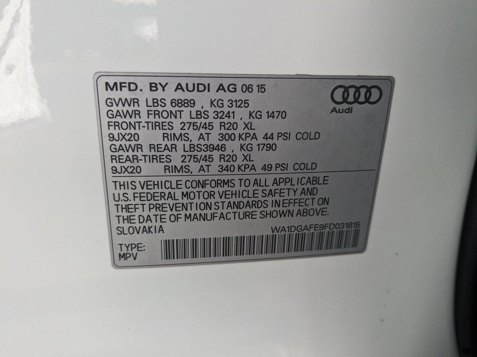 2015 Audi Q7 Vehicle Photo in Sanford, FL 32771