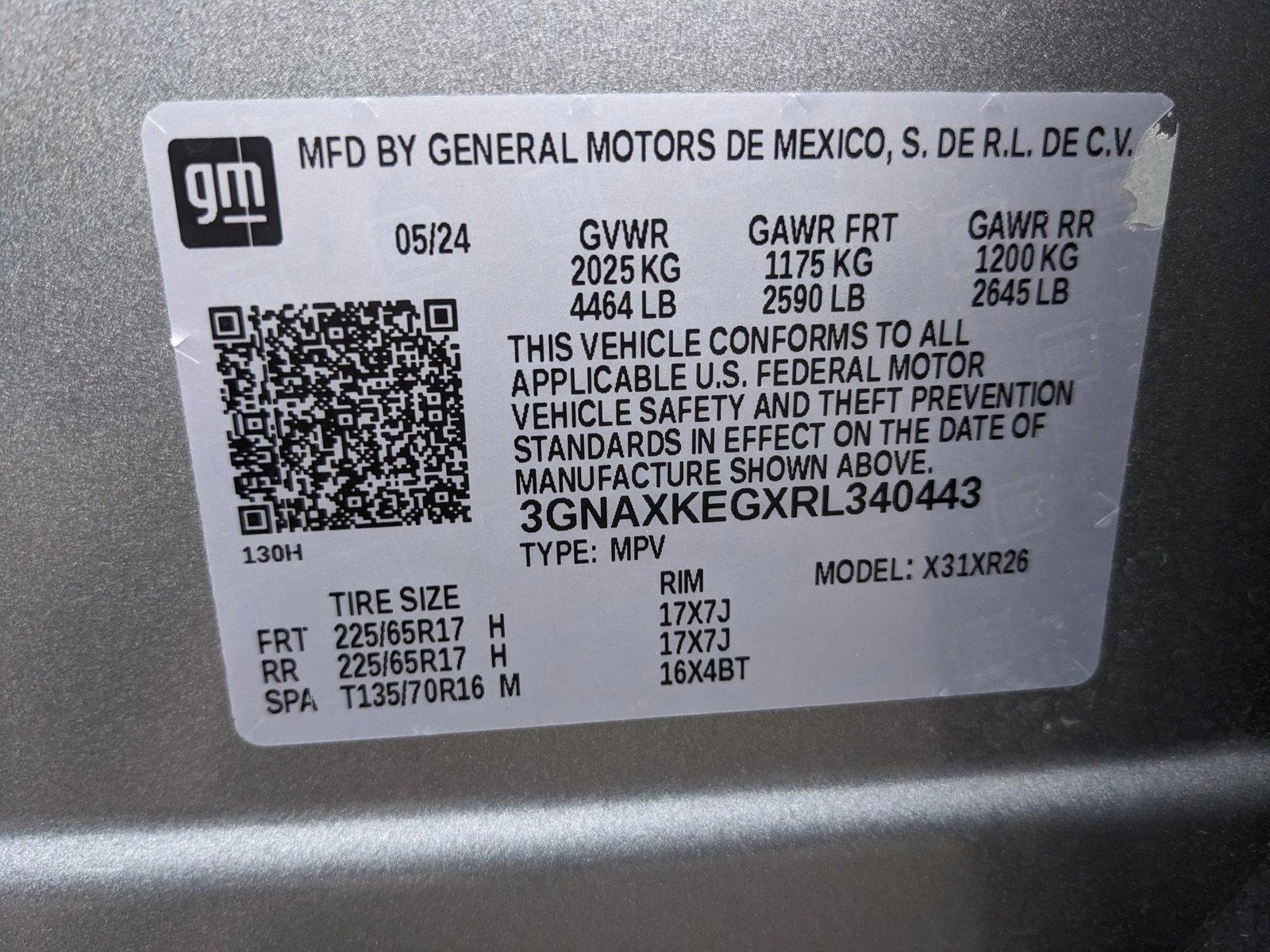 2024 Chevrolet Equinox Vehicle Photo in CORPUS CHRISTI, TX 78412-4902