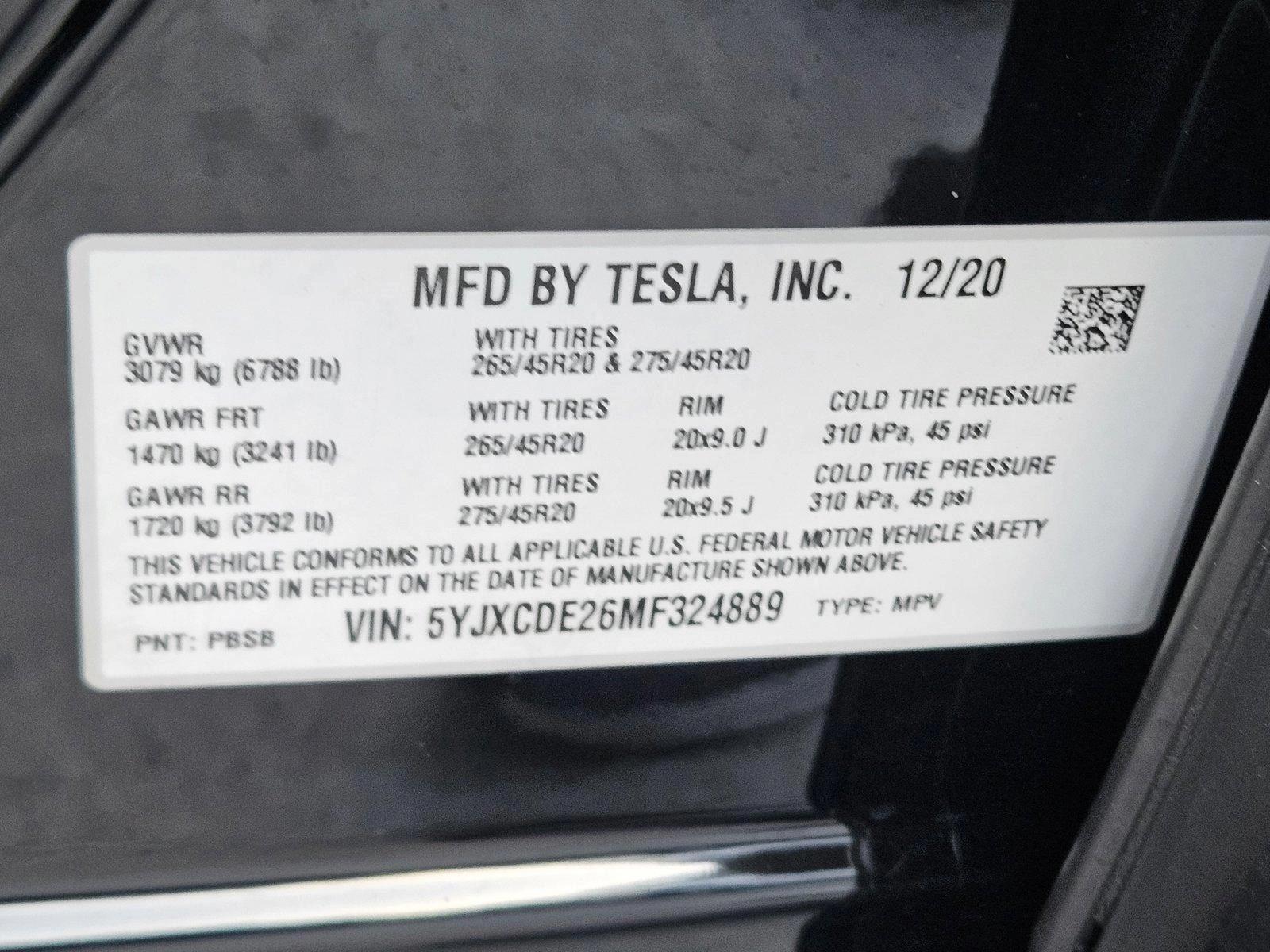 2021 Tesla Model X Vehicle Photo in Fort Lauderdale, FL 33316