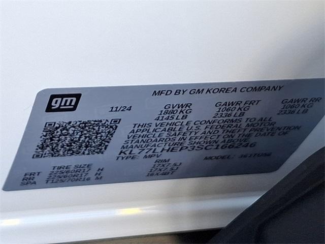 2025 Chevrolet Trax Vehicle Photo in BERLIN, MD 21811-1121