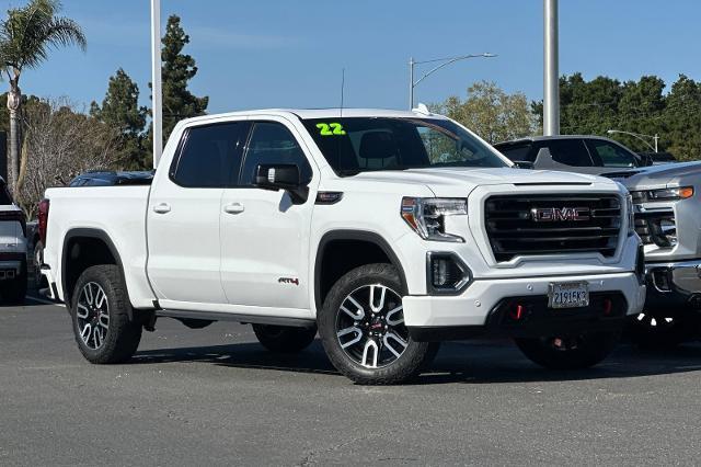 Used 2022 GMC Sierra 1500 Limited AT4 with VIN 3GTP9EEL1NG127105 for sale in Dublin, CA