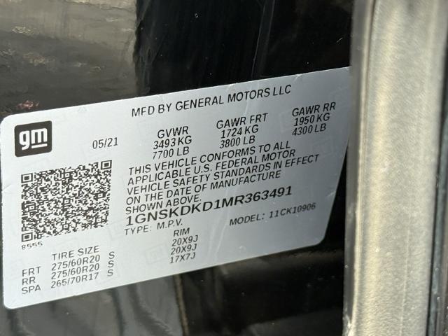 2021 Chevrolet Suburban Vehicle Photo in MIDDLETON, WI 53562-1492