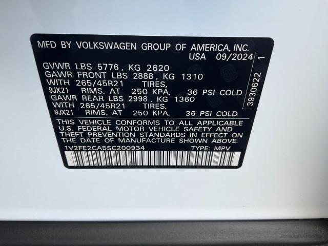 2025 Volkswagen Atlas Cross Sport Vehicle Photo in Oshkosh, WI 54904