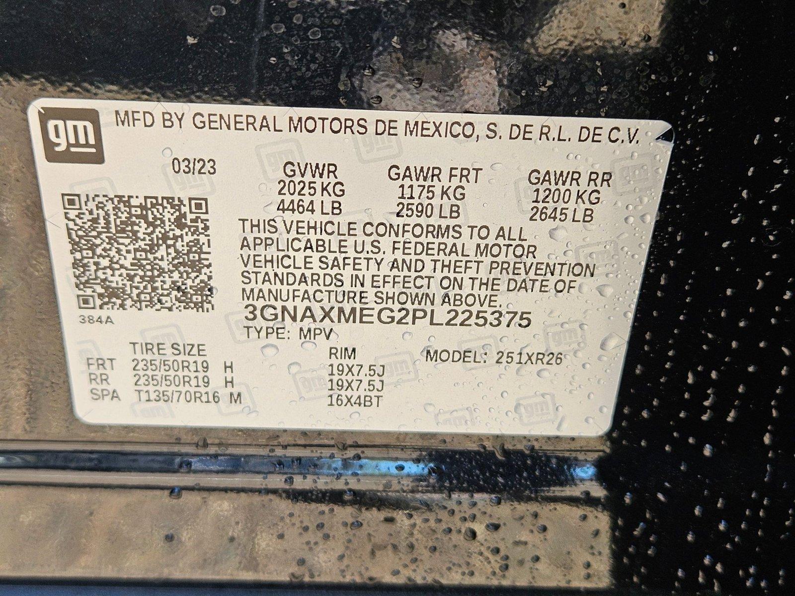 2023 Chevrolet Equinox Vehicle Photo in PEORIA, AZ 85382-3715