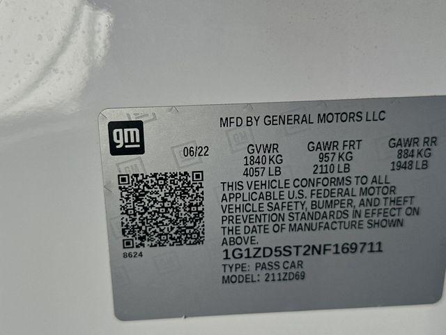 2022 Chevrolet Malibu Vehicle Photo in RIVERSIDE, CA 92504-4106