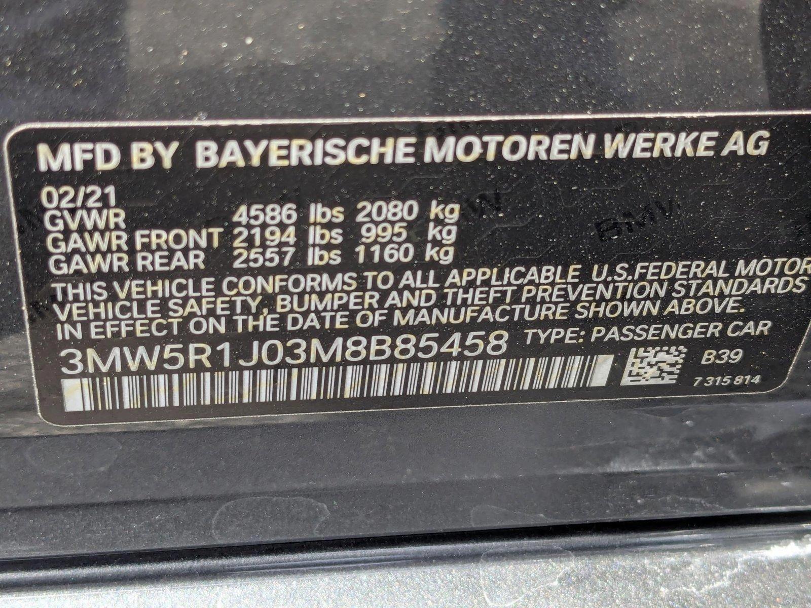 2021 BMW 330i Vehicle Photo in Miami, FL 33015