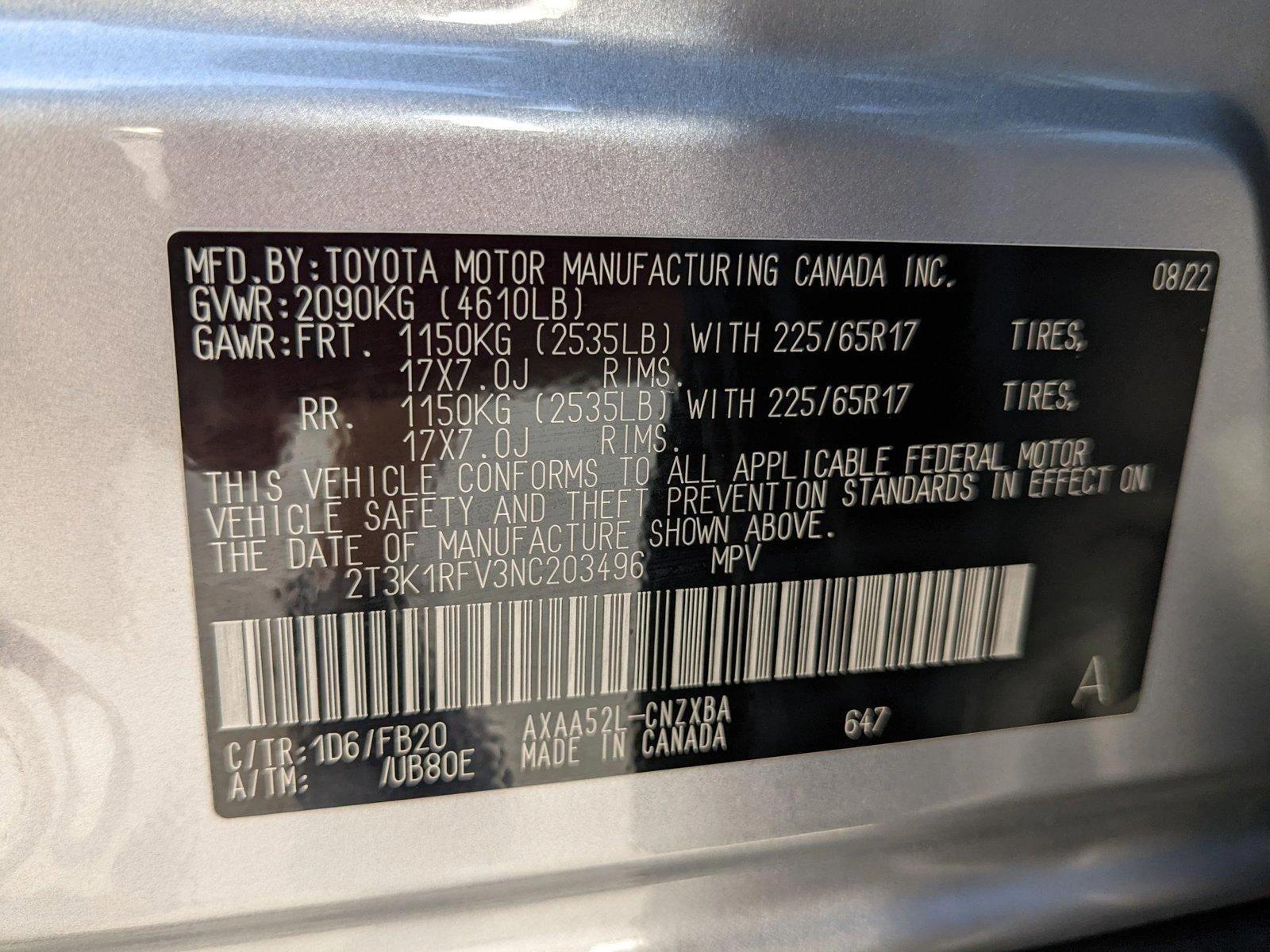 2022 Toyota RAV4 Vehicle Photo in Davie, FL 33331