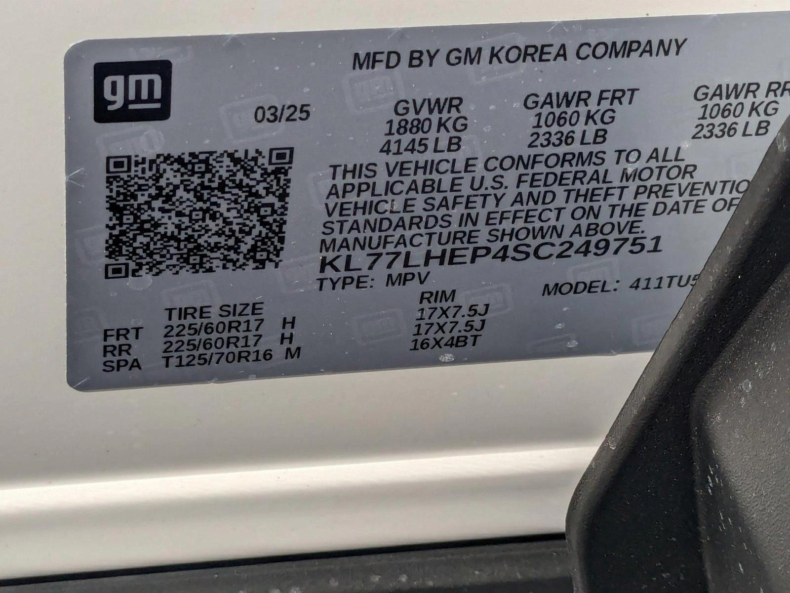 2025 Chevrolet Trax Vehicle Photo in MIAMI, FL 33134-2699