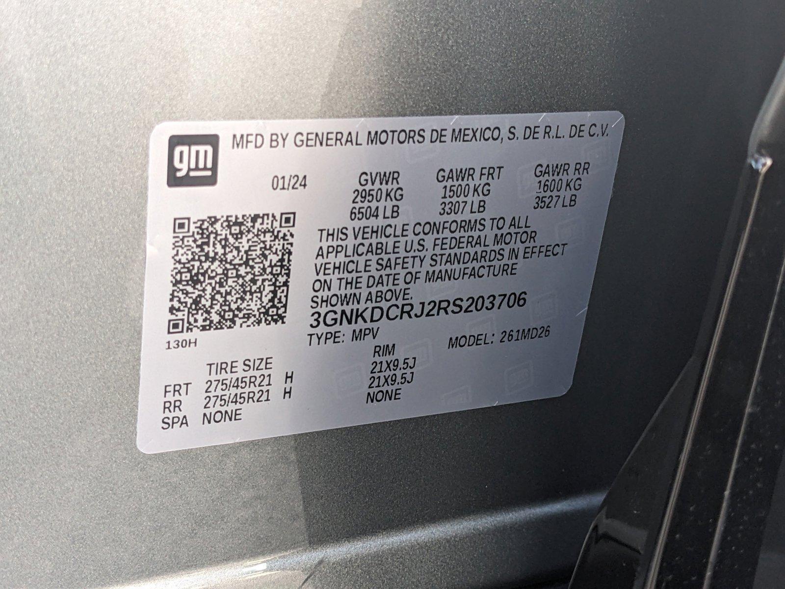 2024 Chevrolet Blazer EV Vehicle Photo in ORLANDO, FL 32808-7998