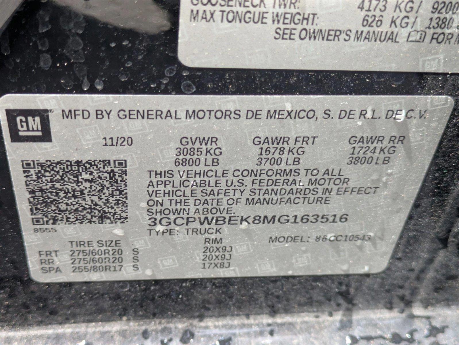 2021 Chevrolet Silverado 1500 Vehicle Photo in GREENACRES, FL 33463-3207
