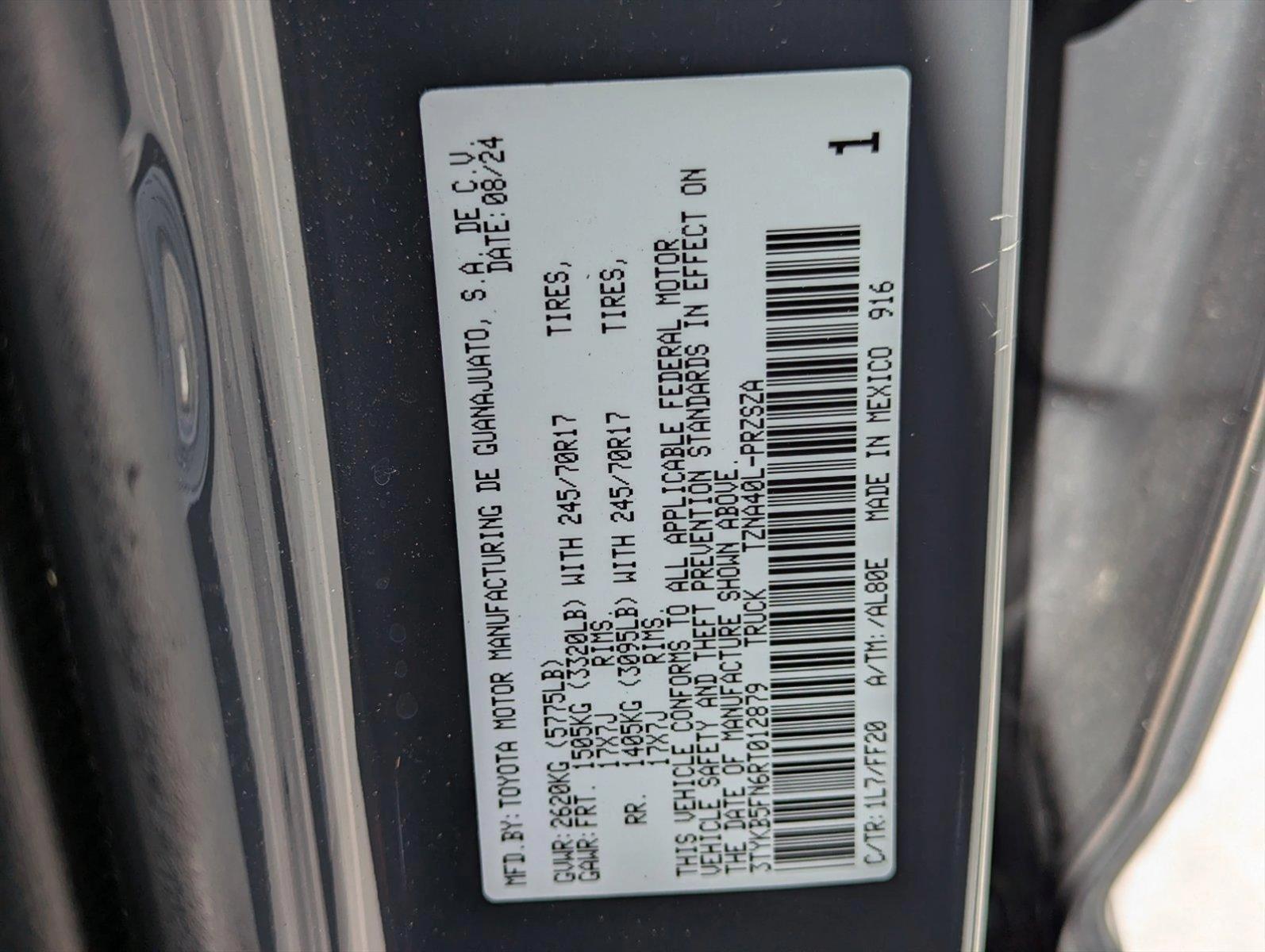 2024 Toyota Tacoma 2WD Vehicle Photo in Ft. Myers, FL 33907