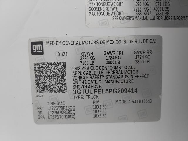2023 GMC Sierra 1500 Vehicle Photo in OSHKOSH, WI 54904-7811