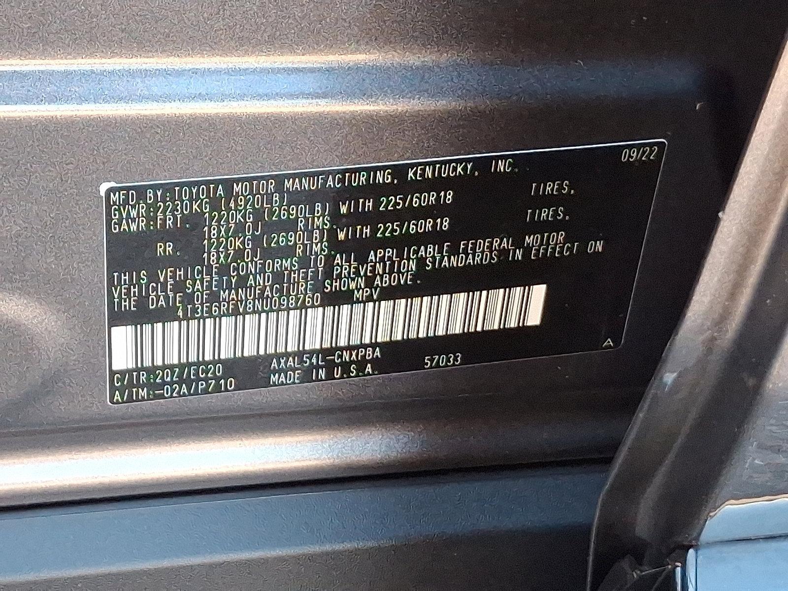 2022 Toyota RAV4 Vehicle Photo in Trevose, PA 19053