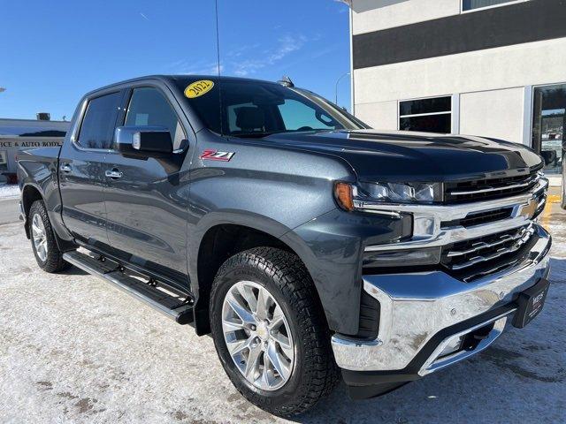 Used 2022 Chevrolet Silverado 1500 Limited LTZ with VIN 1GCUYGED7NZ187755 for sale in Decorah, IA