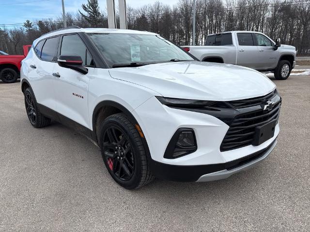 Certified 2022 Chevrolet Blazer 2LT with VIN 3GNKBHR42NS135978 for sale in Marinette, WI