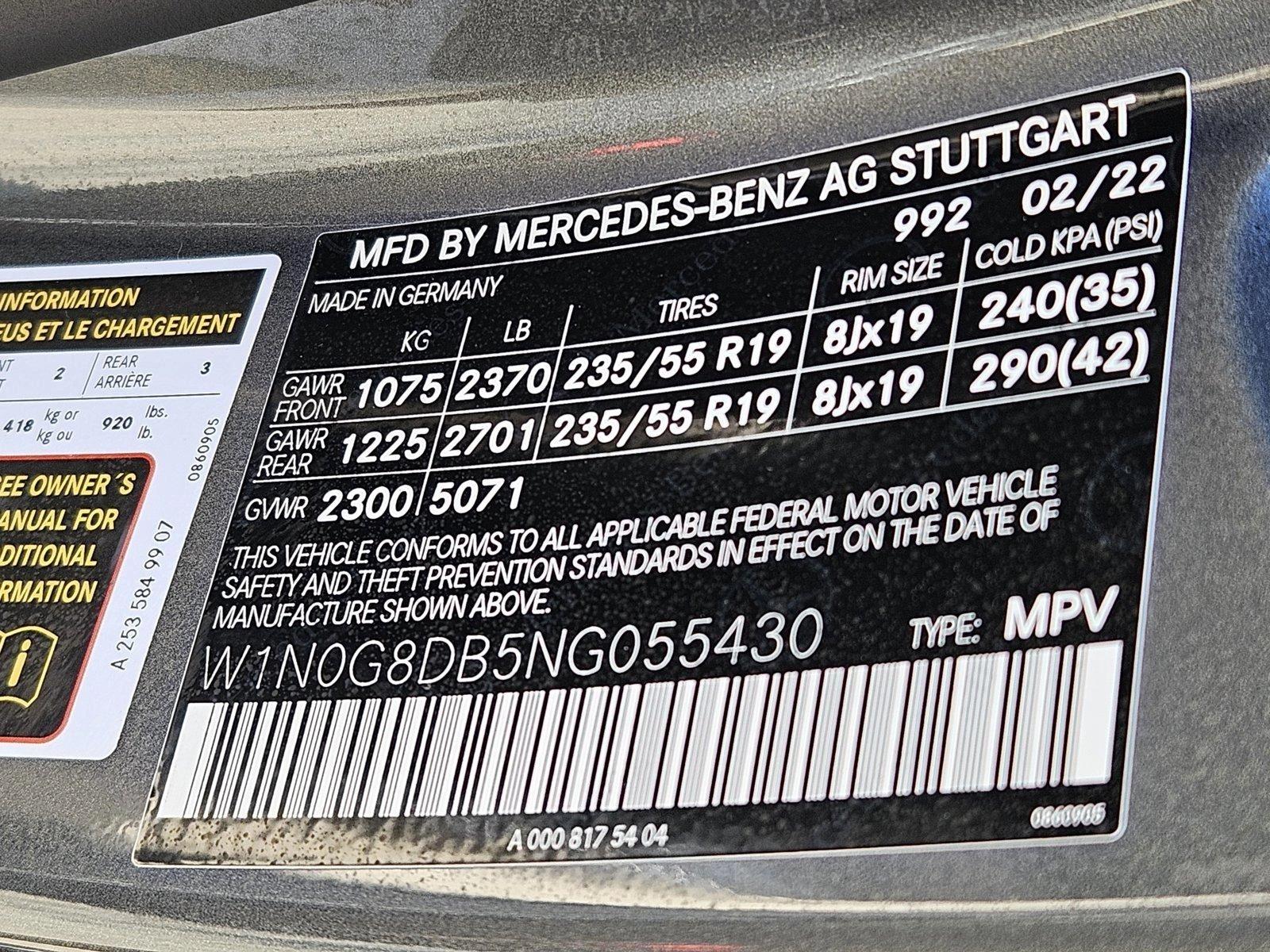 2022 Mercedes-Benz GLC Vehicle Photo in Pembroke Pines , FL 33027