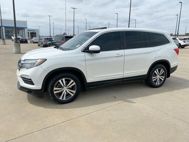 White 2018 Honda Pilot EX-L FWD with Honda Sensing SUV / Crossover Front-Wheel Drive 6-Speed Automatic
