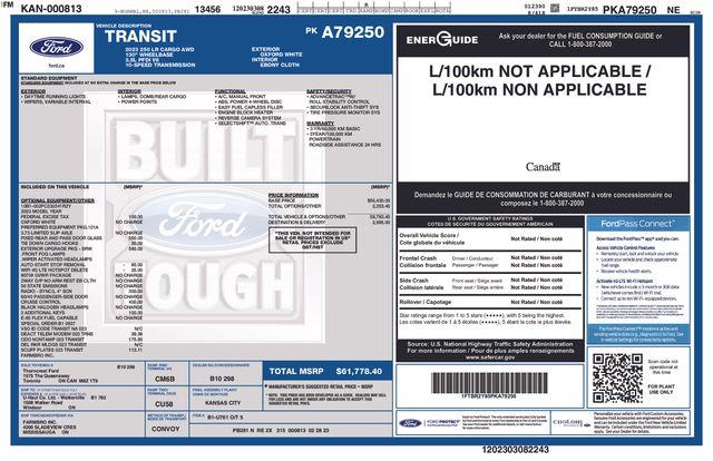 2023 Ford Transit Cargo Van Vehicle Photo in DANBURY, CT 06810-5034