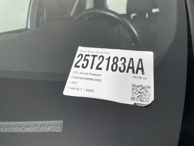 2021 Honda Passport Vehicle Photo in GILBERT, AZ 85297-0402