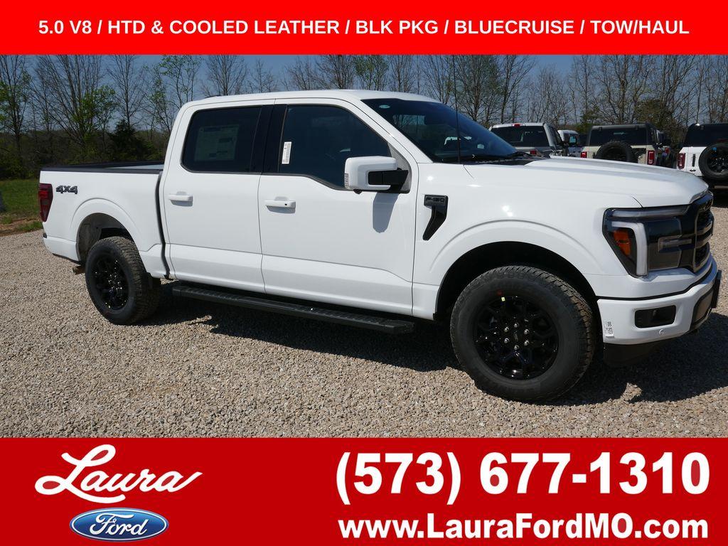 Oxford White 2026 Ford F-150 Lariat SuperCrew 4WD Pickup Truck Four-Wheel Drive Automatic