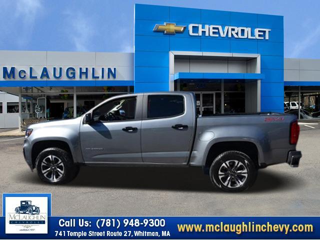 Certified 2022 Chevrolet Colorado Z71 with VIN 1GCGTDEN4N1323552 for sale in Whitman, MA