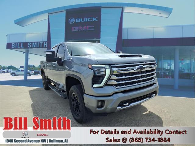 Sterling Gray Metallic 2024 Chevrolet Silverado 2500HD High Country Crew Cab 4WD Pickup Truck Four-Wheel Drive Automatic