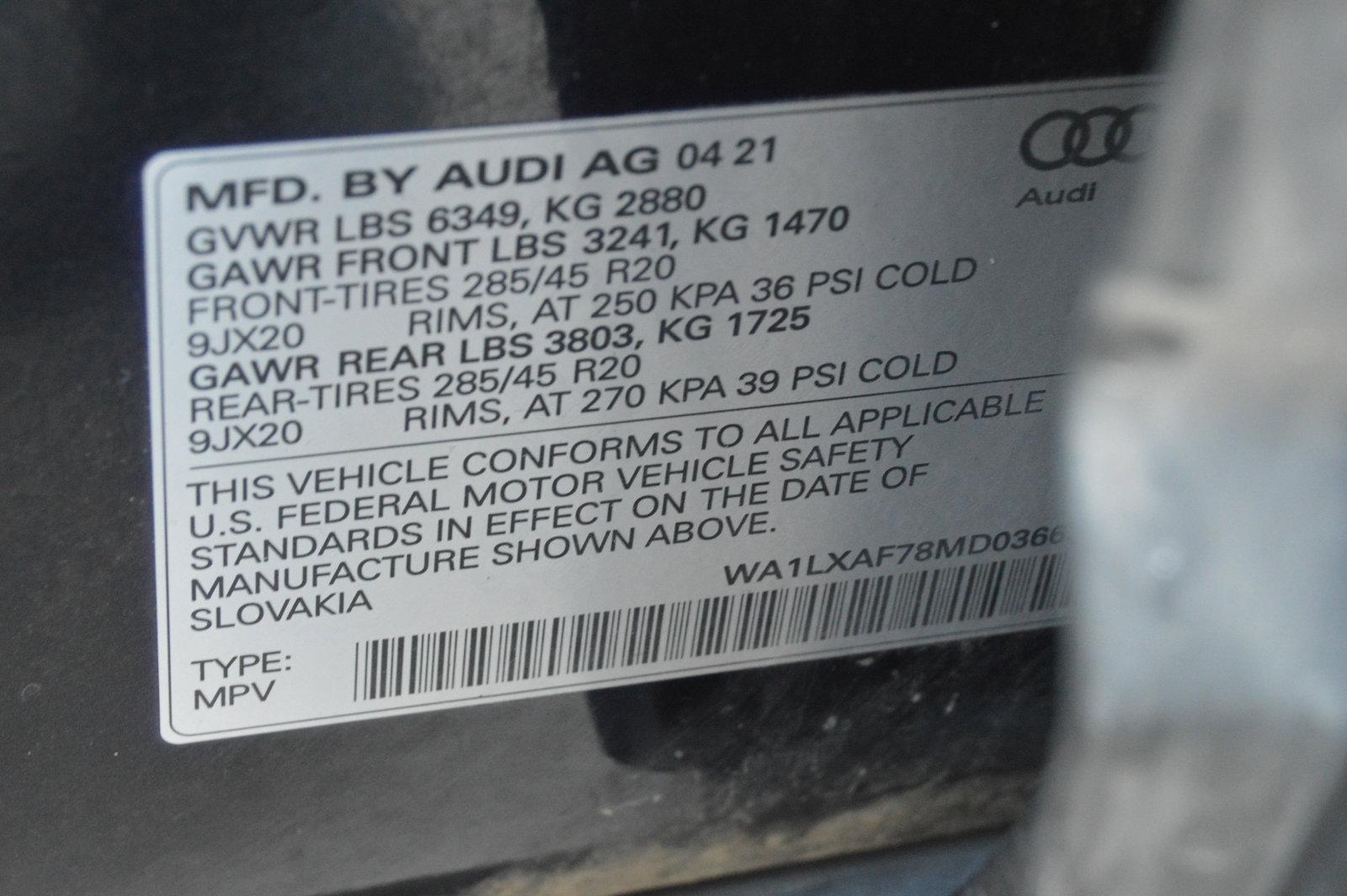 2021 Audi Q7 Vehicle Photo in Houston, TX 77090