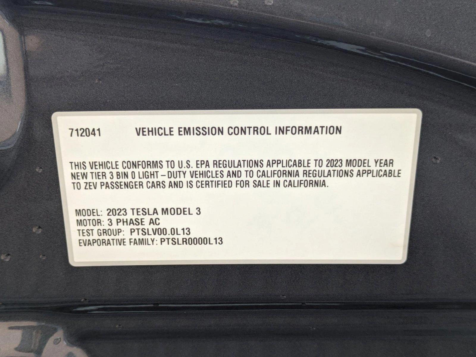 2023 Tesla Model 3 Vehicle Photo in Tustin, CA 92782