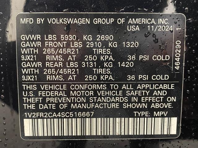 2025 Volkswagen Atlas Vehicle Photo in Appleton, WI 54913