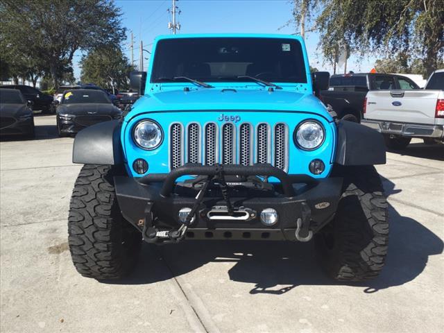 Used 2017 Jeep Wrangler Unlimited Sport S with VIN 1C4BJWDG9HL565955 for sale in Melbourne, FL