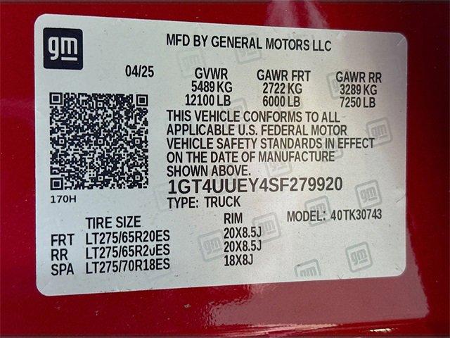 2025 GMC Sierra 3500 HD Vehicle Photo in PUYALLUP, WA 98371-4149