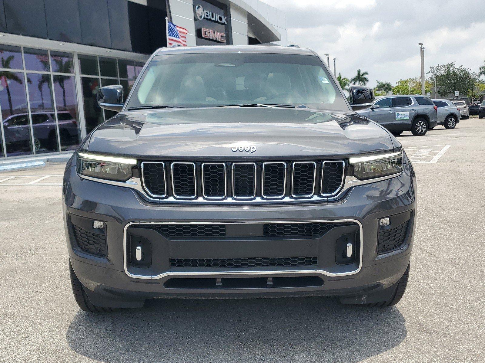 Used 2022 Jeep Grand Cherokee L Overland with VIN 1C4RJJDG0N8529023 for sale in Homestead, FL