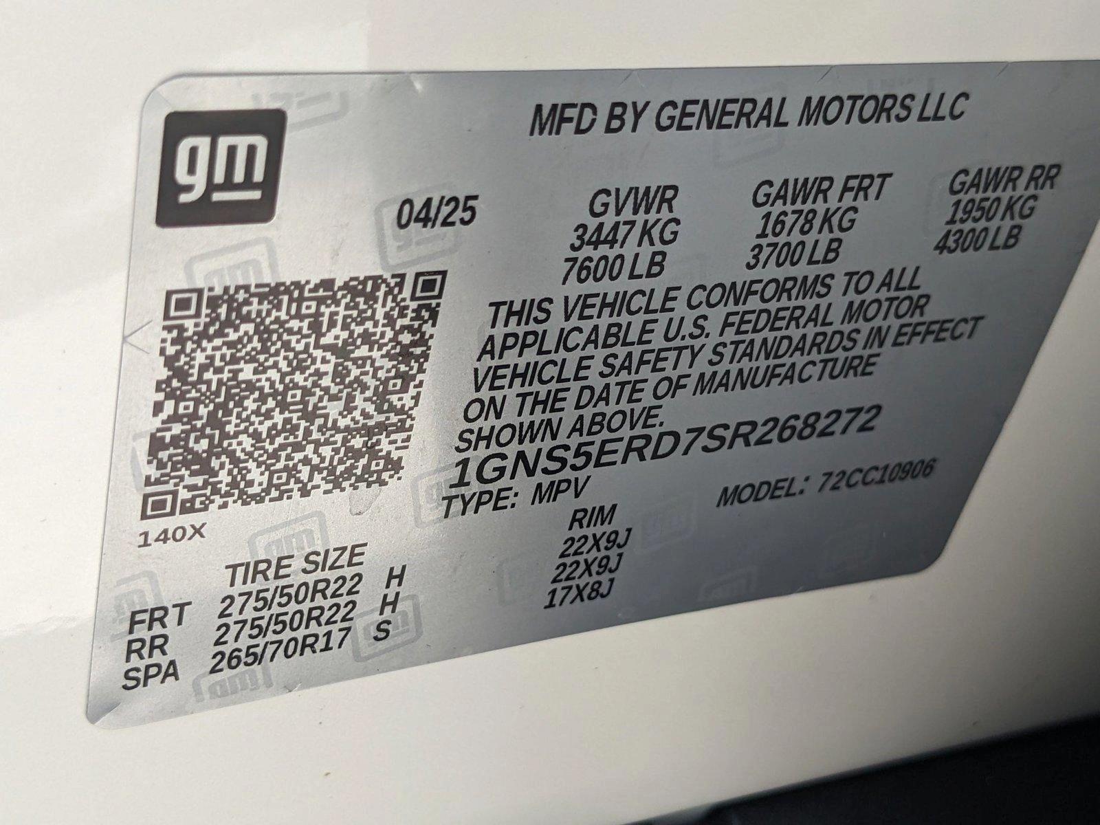 2025 Chevrolet Suburban Vehicle Photo in MIAMI, FL 33172-3015
