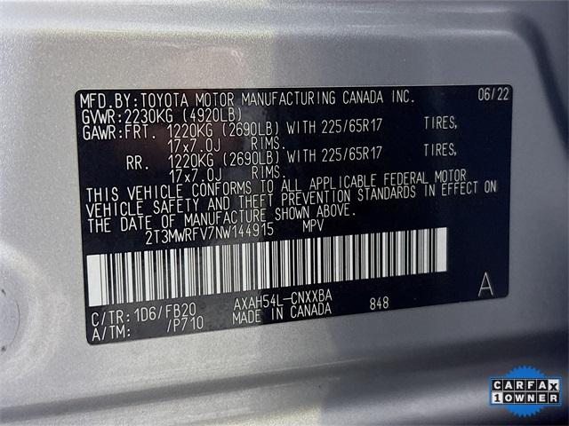 2022 Toyota RAV4 Vehicle Photo in Puyallup, WA 98371