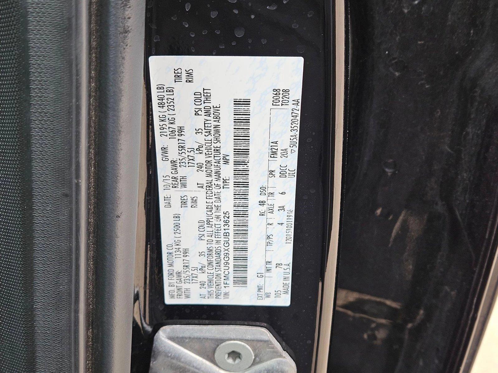 2016 Ford Escape Vehicle Photo in AMARILLO, TX 79103-4111