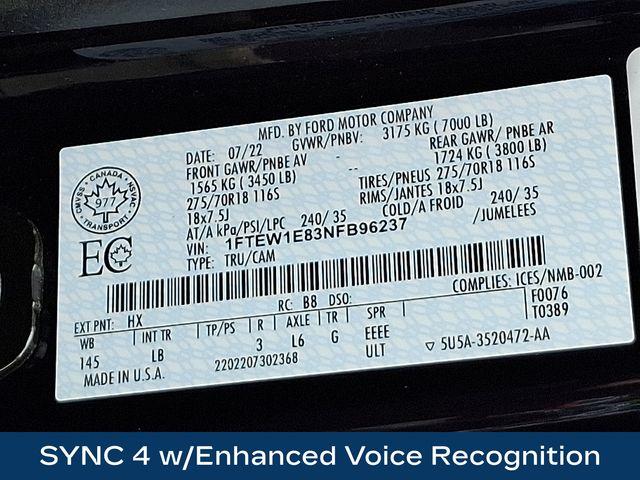 2022 Ford F-150 Vehicle Photo in PAWLING, NY 12564-3219
