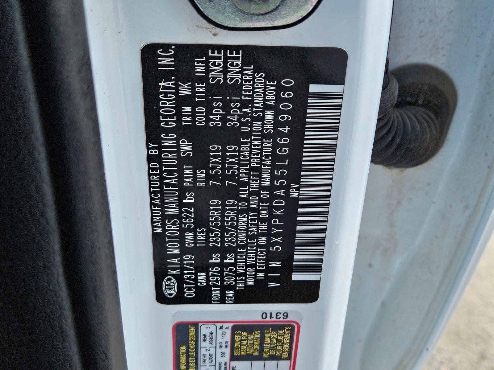 2020 Kia Sorento Vehicle Photo in AMARILLO, TX 79106-1809
