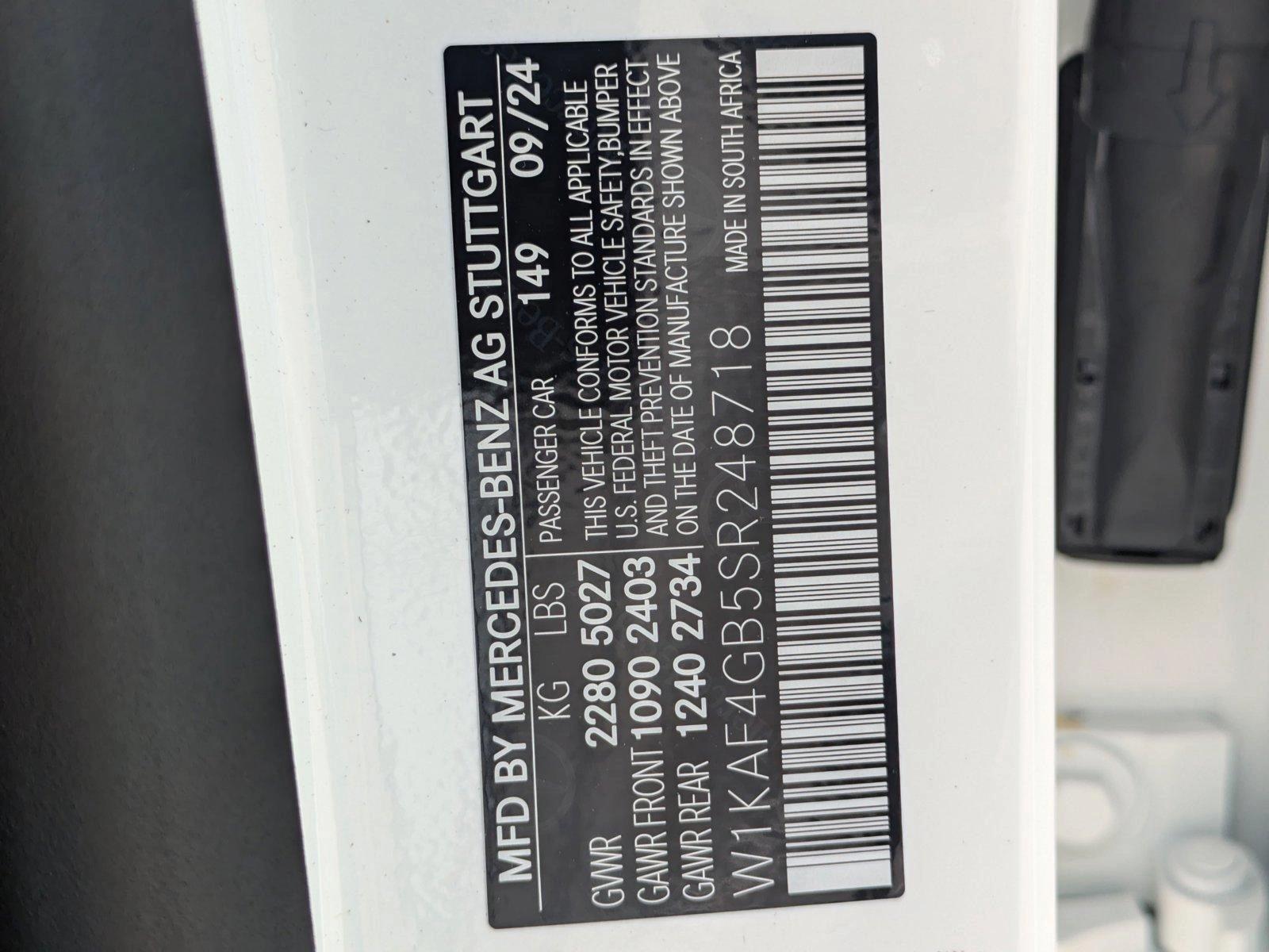 2025 Mercedes-Benz C-Class Vehicle Photo in Sarasota, FL 34231