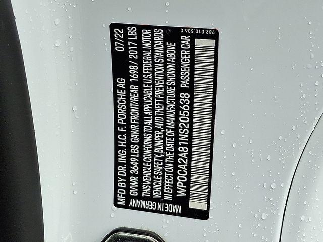 2022 Porsche 718 Boxster Vehicle Photo in PAWLING, NY 12564-3219