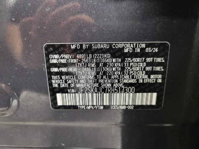 2024 Subaru Forester Vehicle Photo in Green Bay, WI 54304