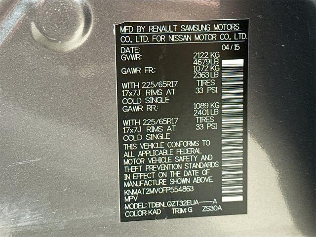 2015 Nissan Rogue Vehicle Photo in EVERETT, WA 98203-5662