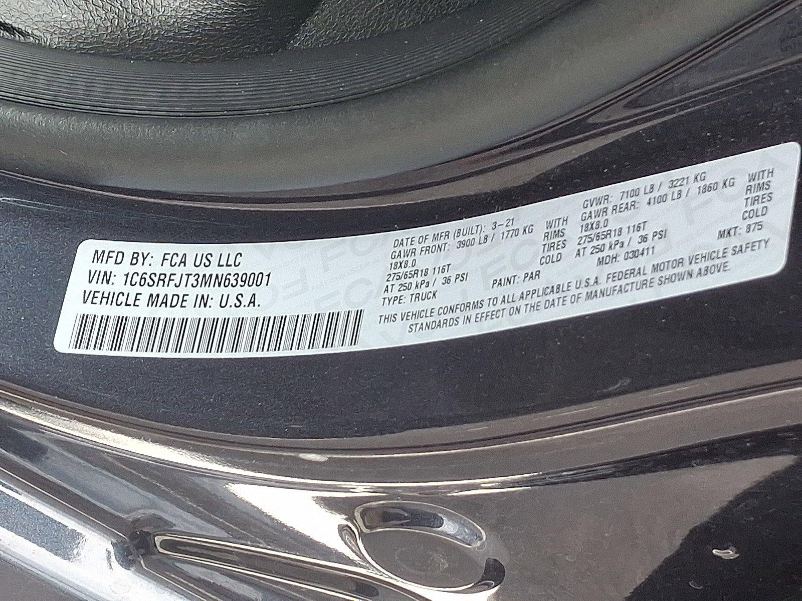 2021 Ram 1500 Vehicle Photo in Harrisburg, PA 17111