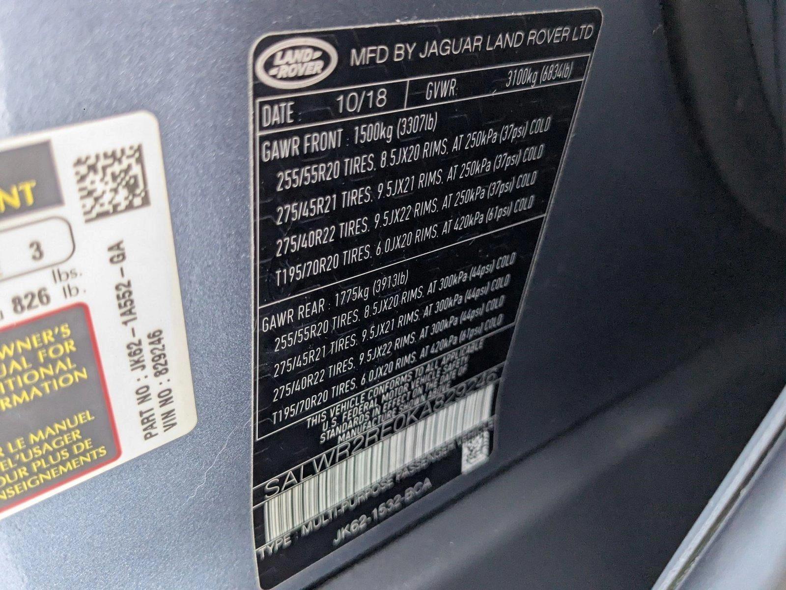 2019 Land Rover Range Rover Sport Vehicle Photo in Pompano Beach, FL 33064
