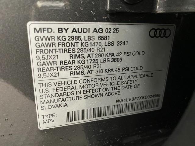 2025 Audi Q7 Vehicle Photo in Appleton, WI 54913