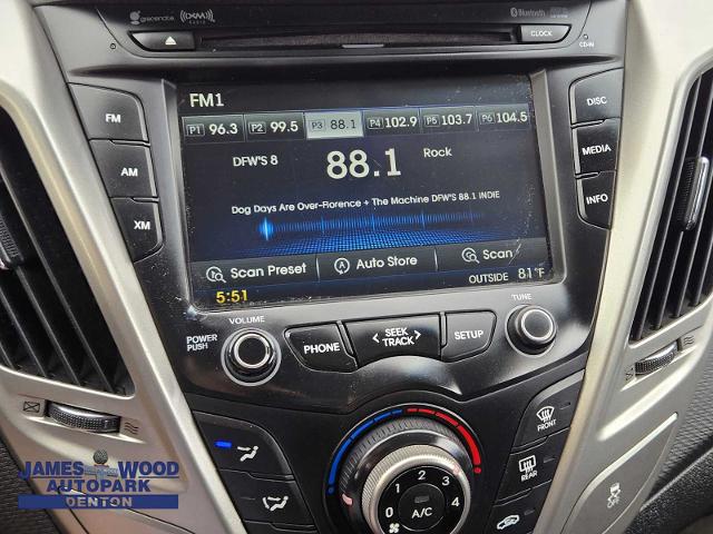 2016 Hyundai VELOSTER Vehicle Photo in DENTON, TX 76210-9321
