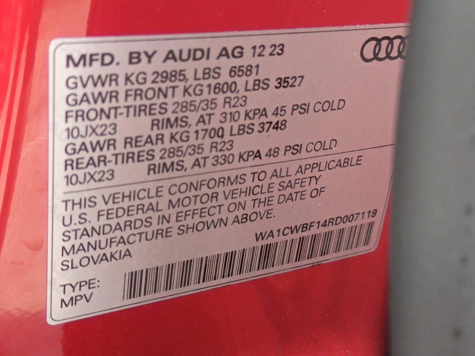 2024 Audi SQ8 Vehicle Photo in Coconut Creek, FL 33073